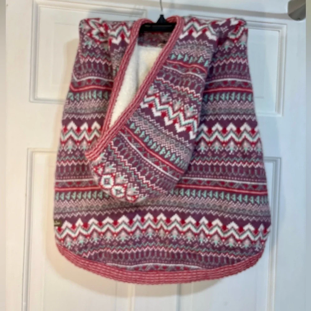 Matilda Jane Friends Forever Girls Hooded Poncho Sweater – Size 4